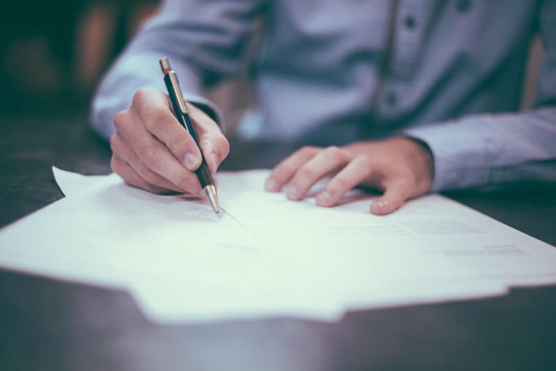 Corporate compliance paperwork